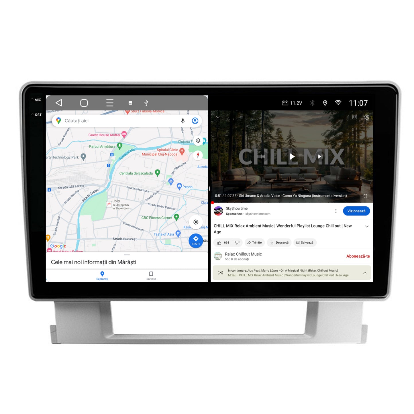 Navigatie 2K HUB64 Opel Astra J, 8GB RAM, Android, Octacore, Slot Sim 4G, DSP, GPS, Wi-FI, Carplay, Android Auto, USB, Bluetooth, Waze, Touchscreen, 9.5 Inch