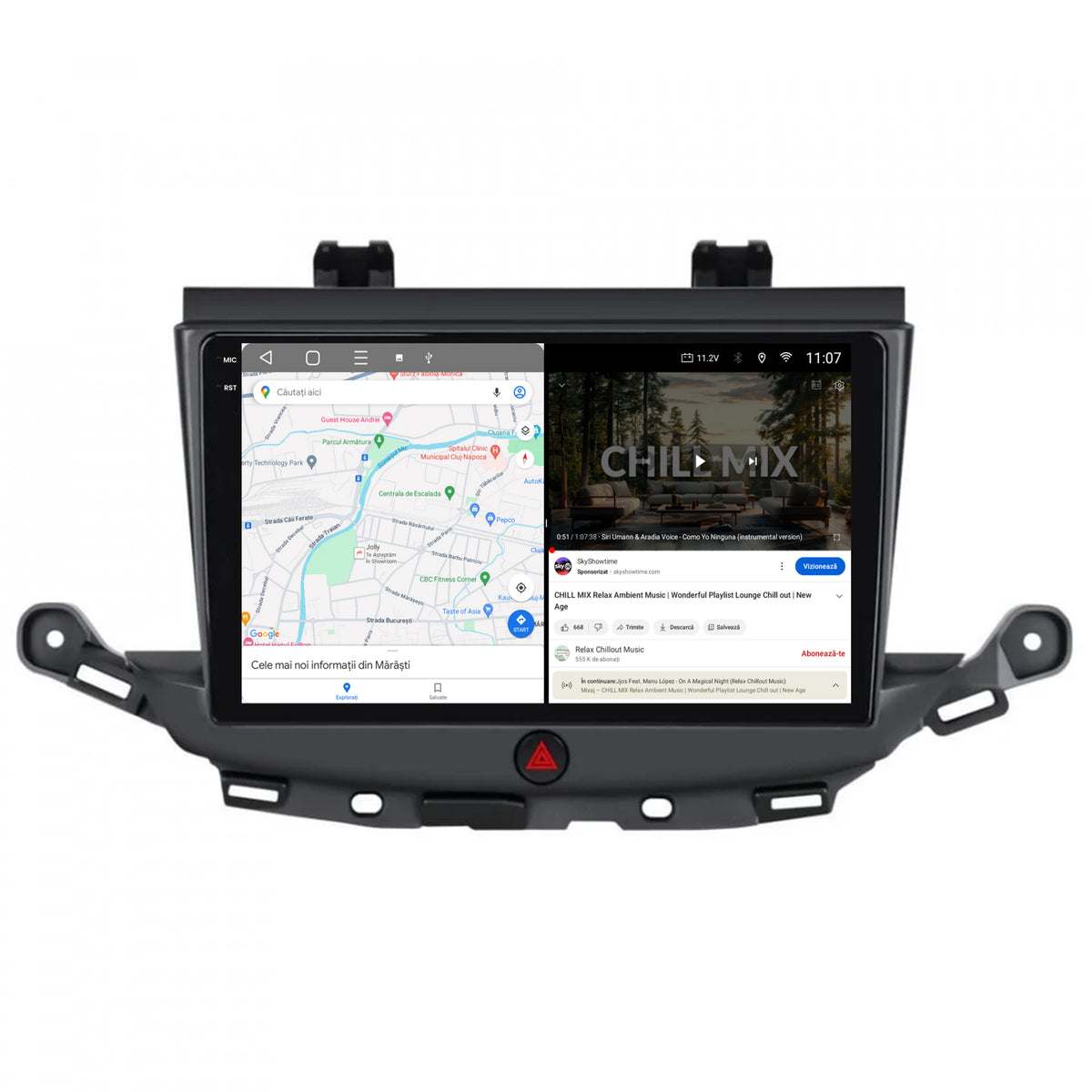 Navigatie 2K HUB64 Opel Astra K, 4GB RAM, Android, Octacore, Slot Sim 4G, DSP, GPS, Wi-FI, Carplay, Android Auto, USB, Bluetooth, Waze, Touchscreen, 9.5 Inch