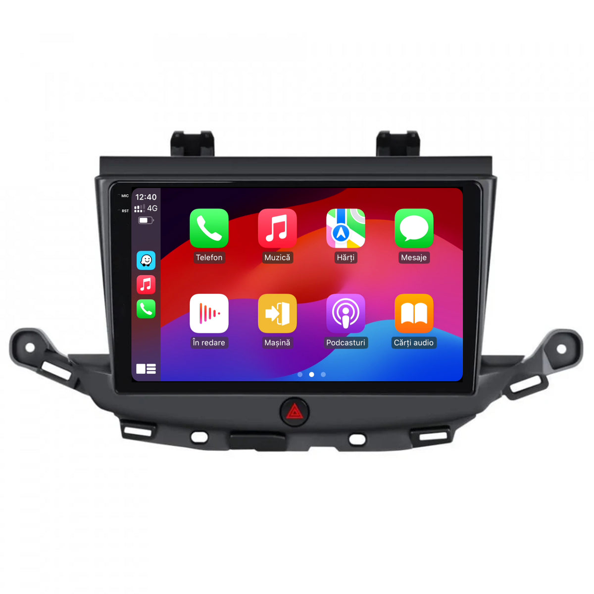 Navigatie 2K HUB64 Opel Astra K, 4GB RAM, Android, Octacore, Slot Sim 4G, DSP, GPS, Wi-FI, Carplay, Android Auto, USB, Bluetooth, Waze, Touchscreen, 9.5 Inch