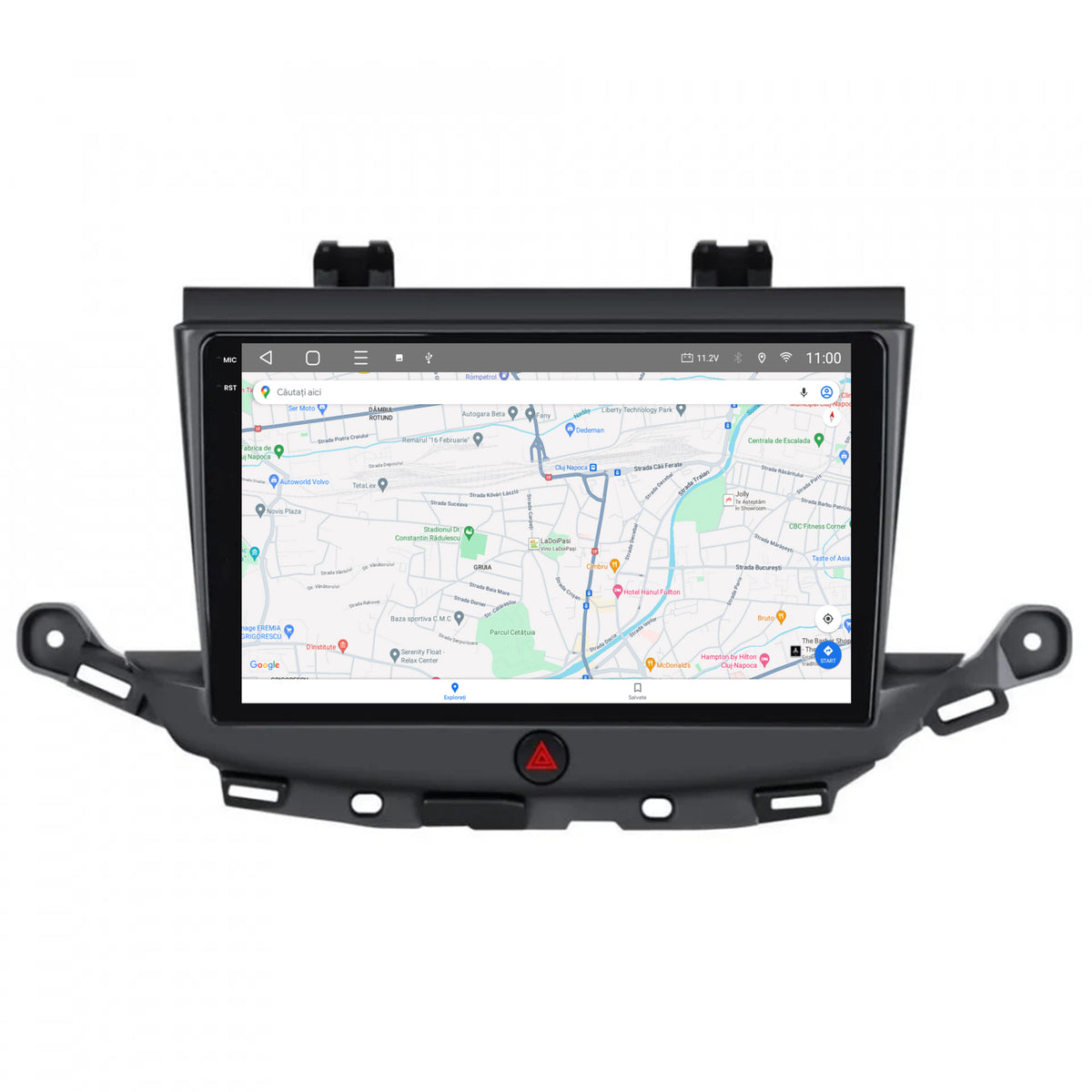 Navigatie 2K HUB64 Opel Astra K, 4GB RAM, Android, Octacore, Slot Sim 4G, DSP, GPS, Wi-FI, Carplay, Android Auto, USB, Bluetooth, Waze, Touchscreen, 9.5 Inch