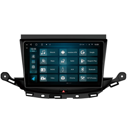 Navigatie 2K HUB64 Opel Astra K, 8GB RAM, Android, Octacore, Slot Sim 4G, DSP, GPS, Wi-FI, Carplay, Android Auto, USB, Bluetooth, Waze, Touchscreen, 9.5 Inch