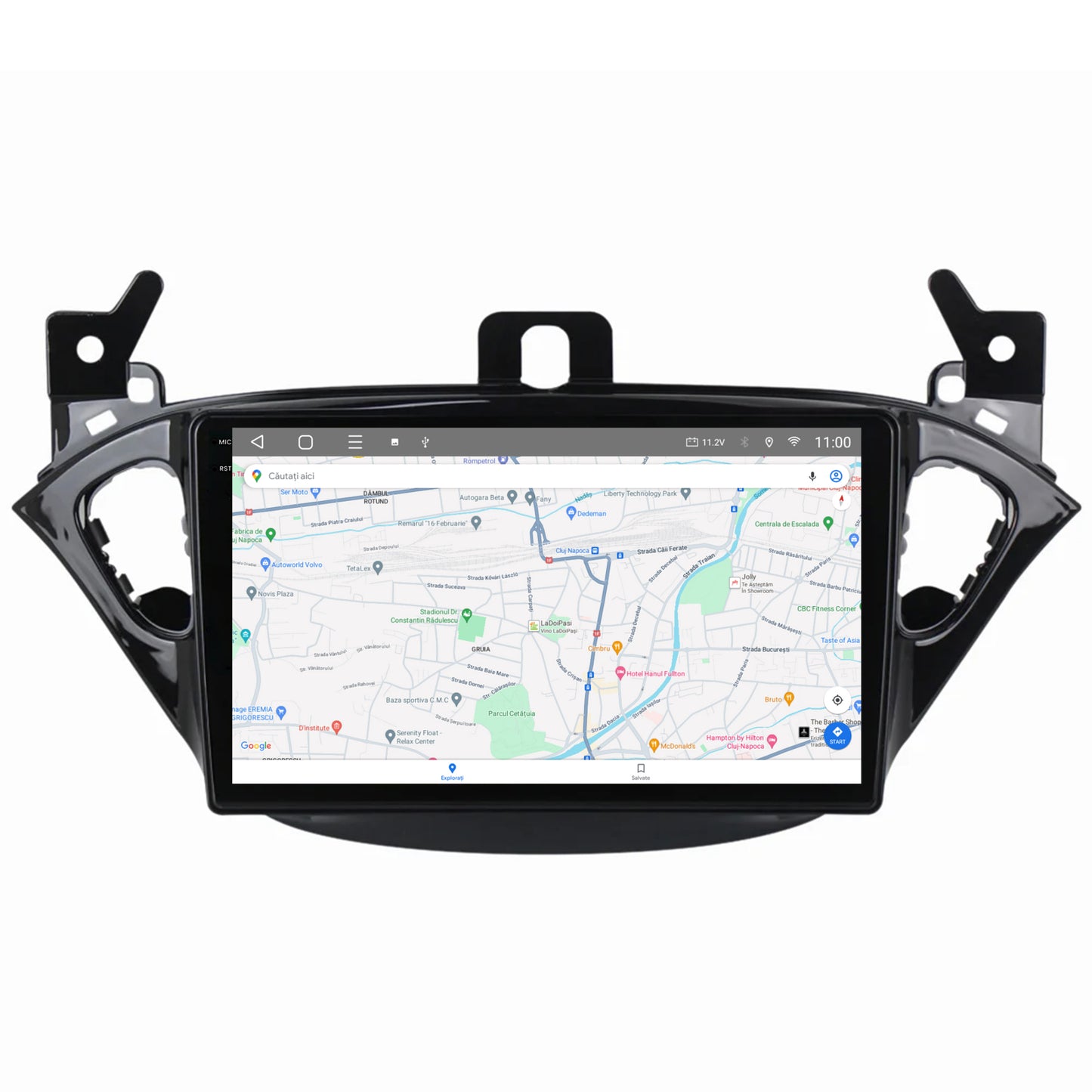 Navigatie 2K HUB64 Opel Corsa E / Adam (2013-2019), 4GB RAM, Android, Octacore, Slot Sim 4G, DSP, GPS, Wi-FI, Carplay, Android Auto, USB, Bluetooth, Waze, Touchscreen, 9.5 Inch