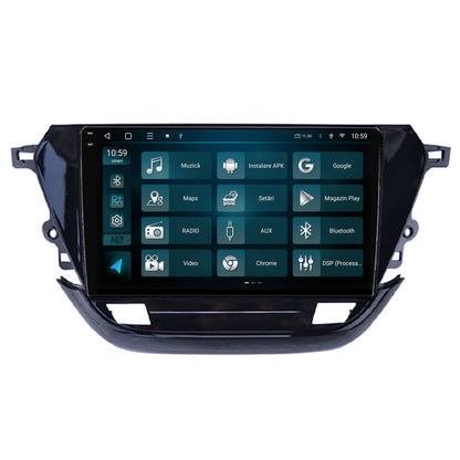 Navigatie 2K HUB64 Opel Corsa F (2019+), 4GB RAM, Android, Octacore, Slot Sim 4G, DSP, GPS, Wi-FI, Carplay, Android Auto, USB, Bluetooth, Waze, Touchscreen, 9.5 Inch