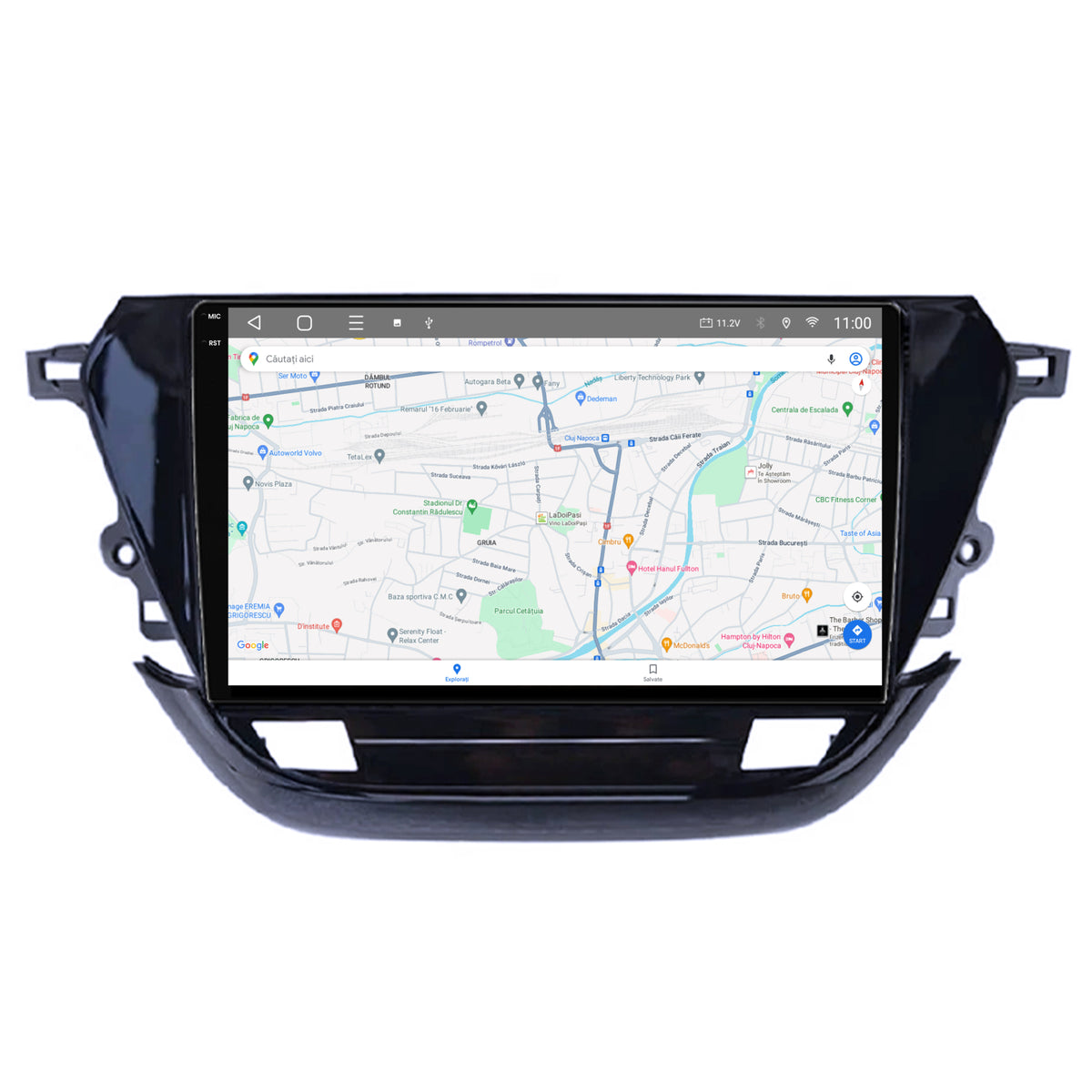 Navigatie 2K HUB64 Opel Corsa F (2019+), 4GB RAM, Android, Octacore, Slot Sim 4G, DSP, GPS, Wi-FI, Carplay, Android Auto, USB, Bluetooth, Waze, Touchscreen, 9.5 Inch