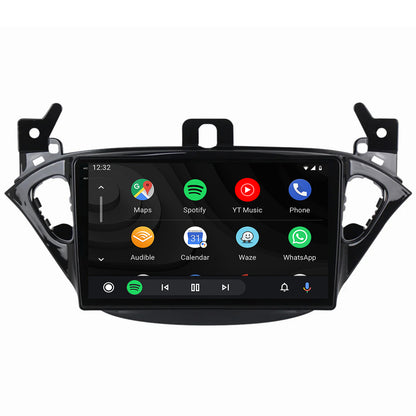 Navigatie 2K HUB64 Opel Corsa E / Adam (2013-2019), 8GB RAM, Android, Octacore, Slot Sim 4G, DSP, GPS, Wi-FI, Carplay, Android Auto, USB, Bluetooth, Waze, Touchscreen, 9.5 Inch