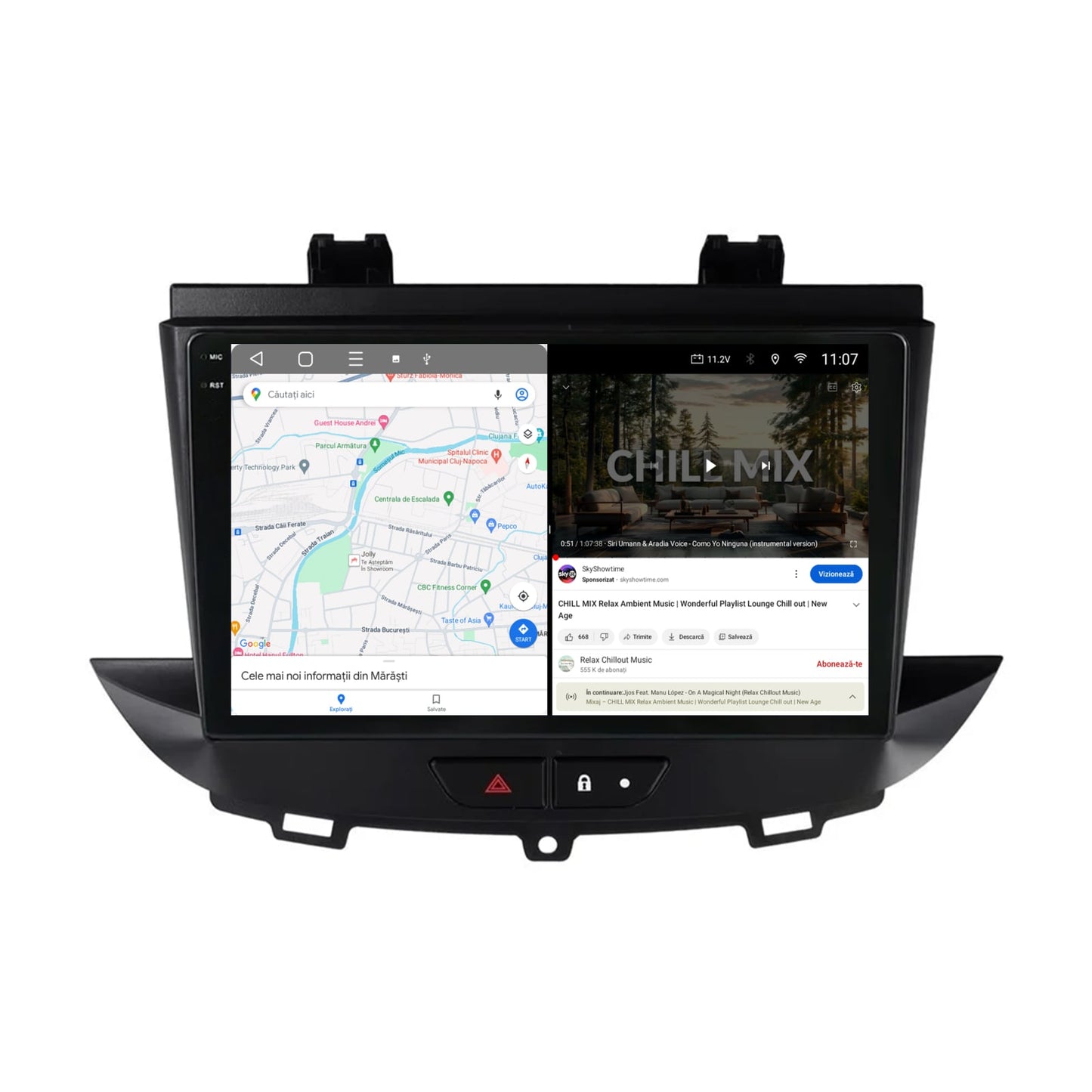 Navigatie 2K HUB64 Opel Grandland X / Opel Crossland X (2017-2021), 4GB RAM, Android, Octacore, Slot Sim 4G, DSP, GPS, Wi-FI, Carplay, Android Auto, USB, Bluetooth, Waze, Touchscreen, 9.5 Inch