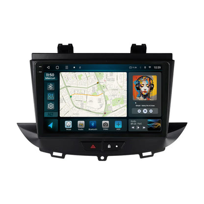 Navigatie 2K HUB64 Opel Grandland X / Opel Crossland X (2017-2021), 8GB RAM, Android, Octacore, Slot Sim 4G, DSP, GPS, Wi-FI, Carplay, Android Auto, USB, Bluetooth, Waze, Touchscreen, 9.5 Inch
