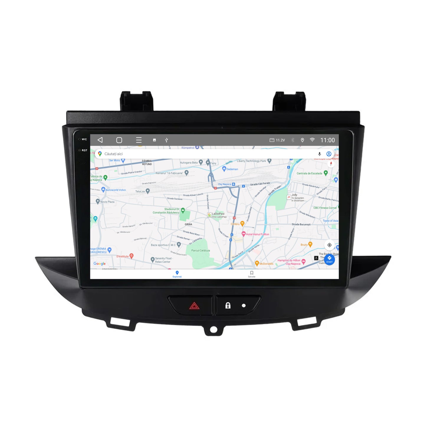 Navigatie 2K HUB64 Opel Grandland X / Opel Crossland X (2017-2021), 8GB RAM, Android, Octacore, Slot Sim 4G, DSP, GPS, Wi-FI, Carplay, Android Auto, USB, Bluetooth, Waze, Touchscreen, 9.5 Inch