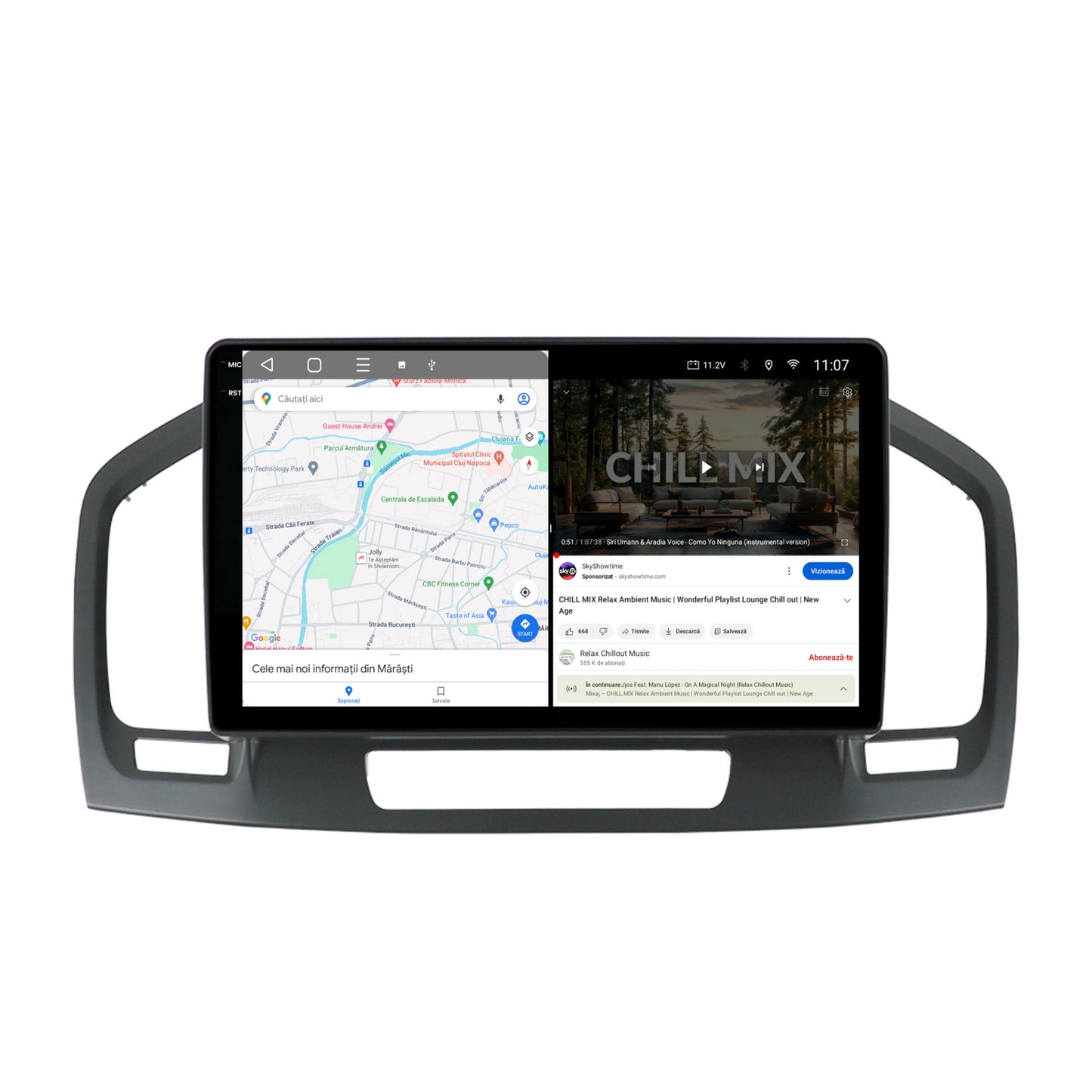 Navigatie 2K HUB64 Opel Insignia (2008-2013), 8GB RAM, Android, Octacore, Slot Sim 4G, DSP, GPS, Wi-FI, Carplay, Android Auto, USB, Bluetooth, Waze, Touchscreen, 9.5 Inch