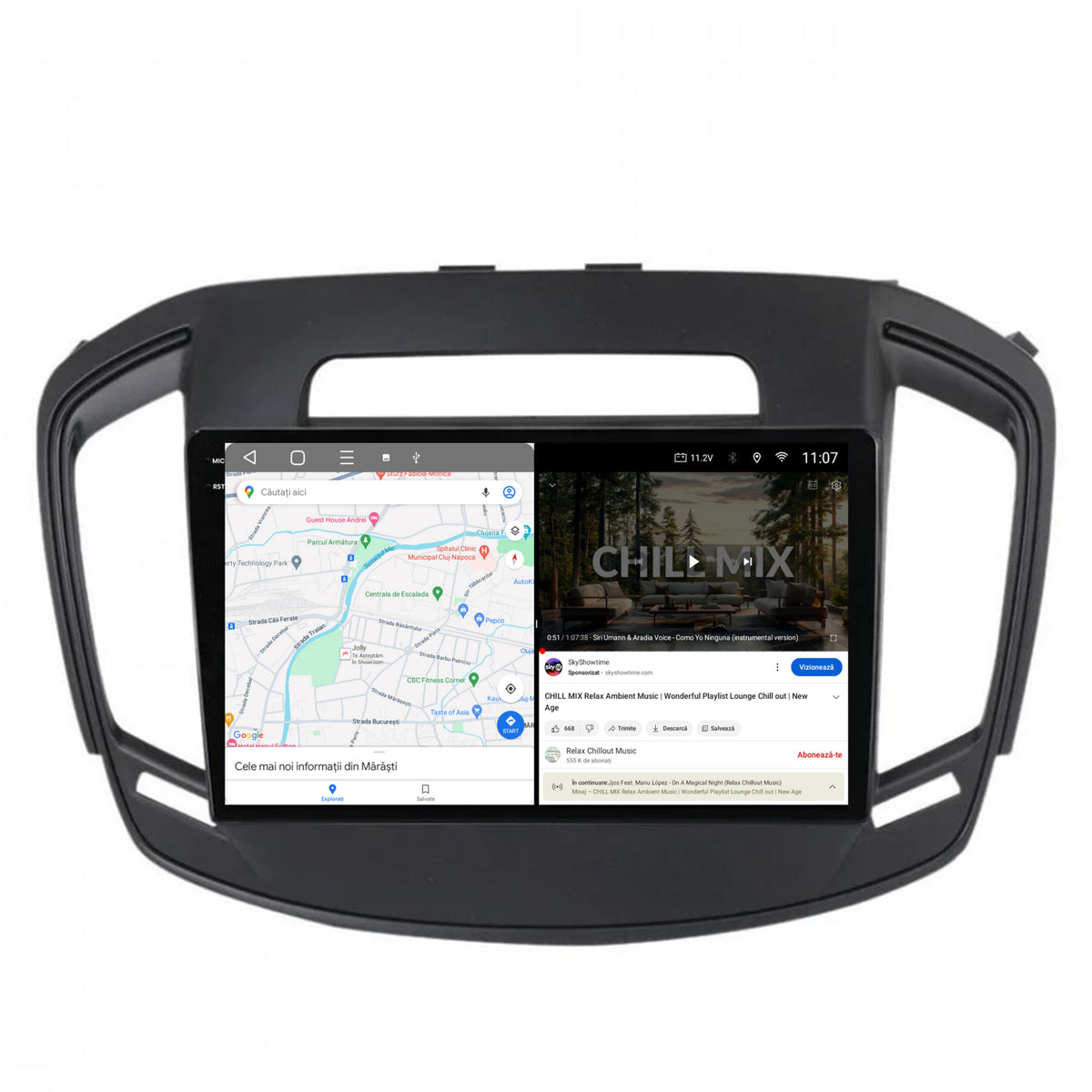 Navigatie 2K HUB64 Opel Insignia (2014-2016), 8GB RAM, Android, Octacore, Slot Sim 4G, DSP, GPS, Wi-FI, Carplay, Android Auto, USB, Bluetooth, Waze, Touchscreen, 9.5 Inch
