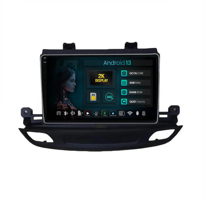 Navigatie 2K HUB64 Opel Insignia (2017+), 4GB RAM, Android, Octacore, Slot Sim 4G, DSP, GPS, Wi-FI, Carplay, Android Auto, USB, Bluetooth, Waze, Touchscreen, 9.5 Inch