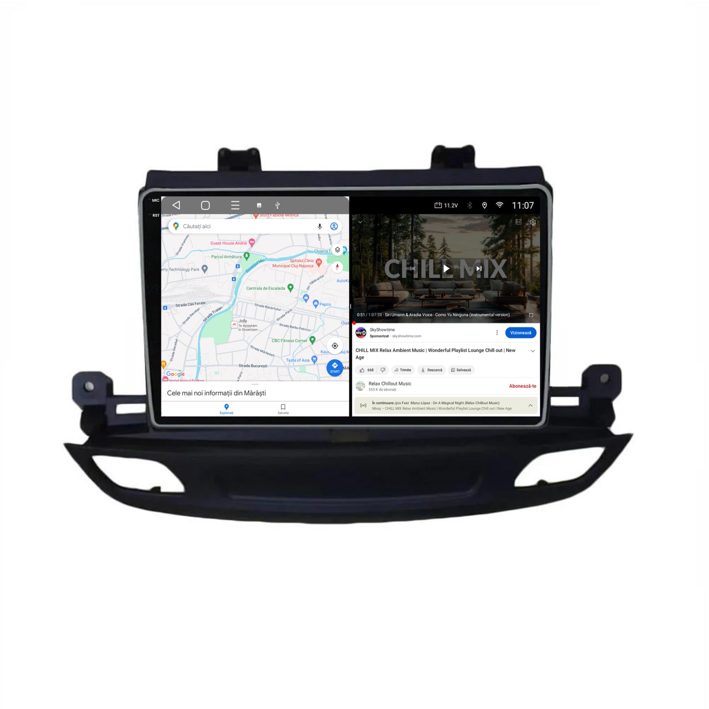 Navigatie 2K HUB64 Opel Insignia (2017+), 8GB RAM, Android, Octacore, Slot Sim 4G, DSP, GPS, Wi-FI, Carplay, Android Auto, USB, Bluetooth, Waze, Touchscreen, 9.5 Inch