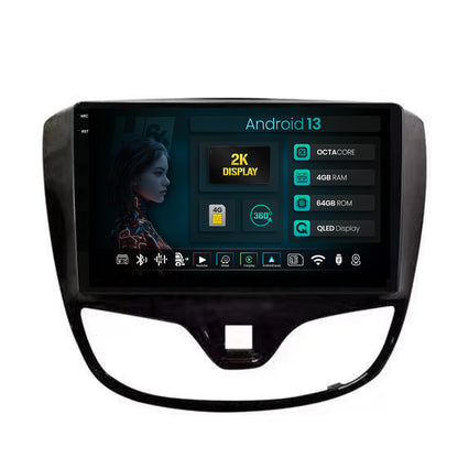 Navigatie 2K HUB64 Opel Karl (2015-2019), 4GB RAM, Android, Octacore, Slot Sim 4G, DSP, GPS, Wi-FI, Carplay, Android Auto, USB, Bluetooth, Waze, Touchscreen, 9.5 Inch