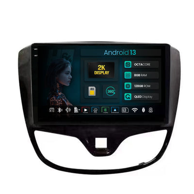 Navigatie 2K HUB64 Opel Karl (2015-2019), 8GB RAM, Android, Octacore, Slot Sim 4G, DSP, GPS, Wi-FI, Carplay, Android Auto, USB, Bluetooth, Waze, Touchscreen, 9.5 Inch