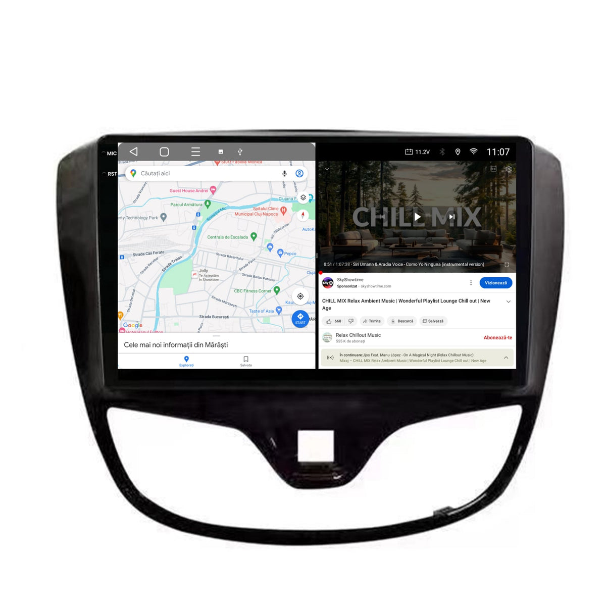 Navigatie 2K HUB64 Opel Karl (2015-2019), 8GB RAM, Android, Octacore, Slot Sim 4G, DSP, GPS, Wi-FI, Carplay, Android Auto, USB, Bluetooth, Waze, Touchscreen, 9.5 Inch
