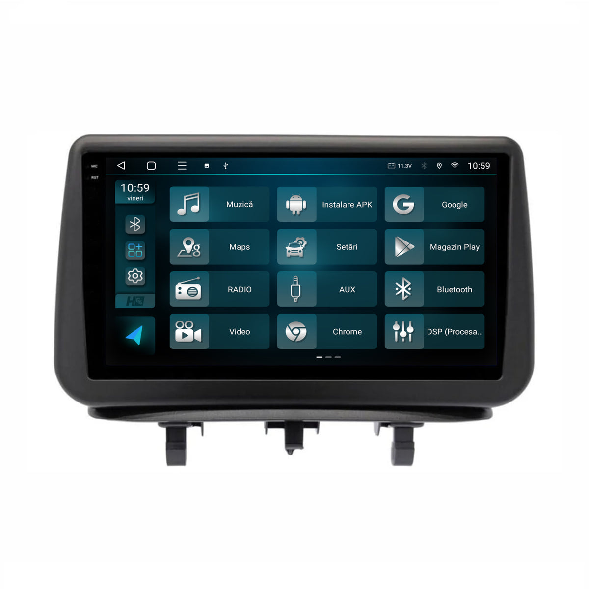 Navigatie 2K HUB64 Opel Meriva (2010-2017), 4GB RAM, Android, Octacore, Slot Sim 4G, DSP, GPS, Wi-FI, Carplay, Android Auto, USB, Bluetooth, Waze, Touchscreen, 9.5 Inch