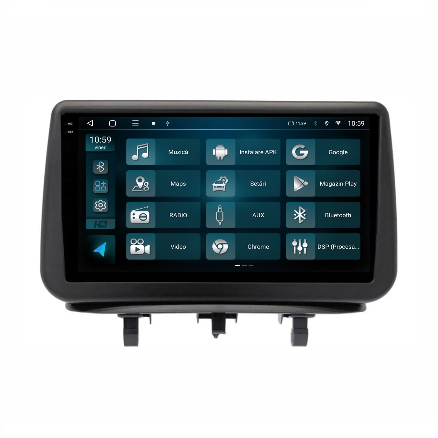 Navigatie 2K HUB64 Opel Meriva (2010-2017), 4GB RAM, Android, Octacore, Slot Sim 4G, DSP, GPS, Wi-FI, Carplay, Android Auto, USB, Bluetooth, Waze, Touchscreen, 9.5 Inch