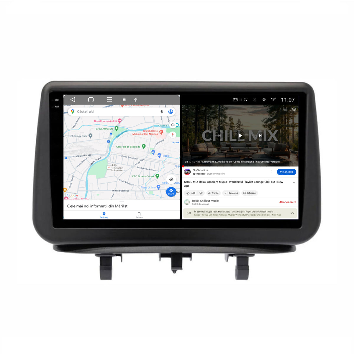 Navigatie 2K HUB64 Opel Meriva (2010-2017), 4GB RAM, Android, Octacore, Slot Sim 4G, DSP, GPS, Wi-FI, Carplay, Android Auto, USB, Bluetooth, Waze, Touchscreen, 9.5 Inch
