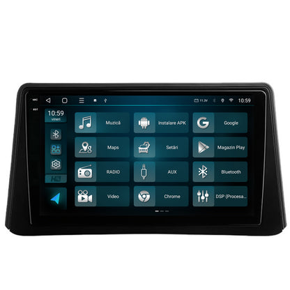 Navigatie 2K HUB64 Opel Mokka (2012-2016), 8GB RAM, Android, Octacore, Slot Sim 4G, DSP, GPS, Wi-FI, Carplay, Android Auto, USB, Bluetooth, Waze, Touchscreen, 9.5 Inch
