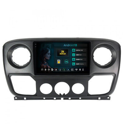 Navigatie 2K HUB64 Opel Movano / Renault Master / Nissan NV400 (2011-2019), 4GB RAM, Android, Octacore, Slot Sim 4G, DSP, GPS, Wi-FI, Carplay, Android Auto, USB, Bluetooth, Waze, Touchscreen, 10.36