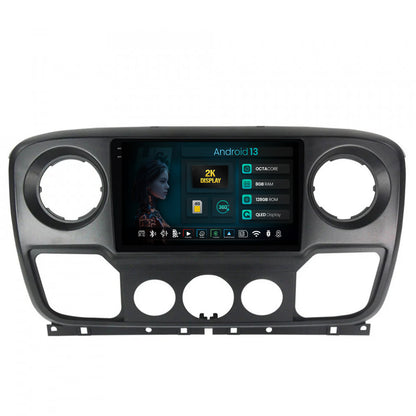 Navigatie 2K HUB64 Opel Movano / Renault Master / Nissan NV400 (2011-2019), 8GB RAM, Android, Octacore, Slot Sim 4G, DSP, GPS, Wi-FI, Carplay, Android Auto, USB, Bluetooth, Waze, Touchscreen, 10.36