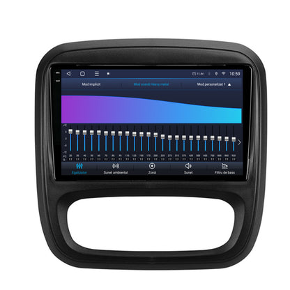 Navigatie 2K HUB64 Opel Vivaro / Renault Trafic / Fiat Talento (2014-2017), 8GB RAM, Android, Octacore, Slot Sim 4G, DSP, GPS, Wi-FI, Carplay, Android Auto, USB, Bluetooth, Waze, Touchscreen, 9.5 I