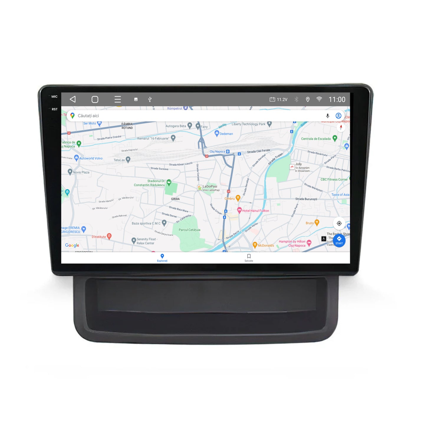 Navigatie 2K HUB64 Renault Trafic / Opel Vivaro (2010-2014), 4GB RAM, Android, Octacore, Slot Sim 4G, DSP, GPS, Wi-FI, Carplay, Android Auto, USB, Bluetooth, Waze, Touchscreen, 10 inch