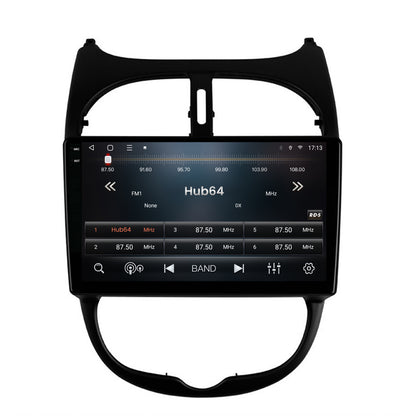 Navigatie 2K HUB64 Peugeot 206 (1998-2012), 8GB RAM, Android, Octacore, Slot Sim 4G, DSP, GPS, Wi-FI, Carplay, Android Auto, USB, Bluetooth, Waze, Touchscreen, 9.5 Inch