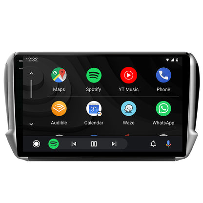 Navigatie 2K HUB64 Peugeot 208/2008 (2012+), 4GB RAM, Android, Octacore, Slot Sim 4G, DSP, GPS, Wi-FI, Carplay, Android Auto, USB, Bluetooth, Waze, Touchscreen, 10.36 Inch