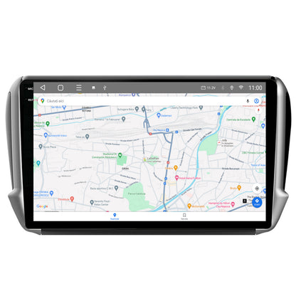 Navigatie 2K HUB64 Peugeot 208/2008 (2012+), 4GB RAM, Android, Octacore, Slot Sim 4G, DSP, GPS, Wi-FI, Carplay, Android Auto, USB, Bluetooth, Waze, Touchscreen, 10.36 Inch
