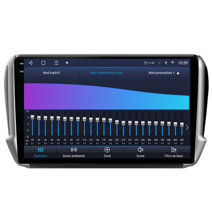 Navigatie 2K HUB64 Peugeot 208/2008 (2012+), 8GB RAM, Android, Octacore, Slot Sim 4G, DSP, GPS, Wi-FI, Carplay, Android Auto, USB, Bluetooth, Waze, Touchscreen, 10.36 Inch