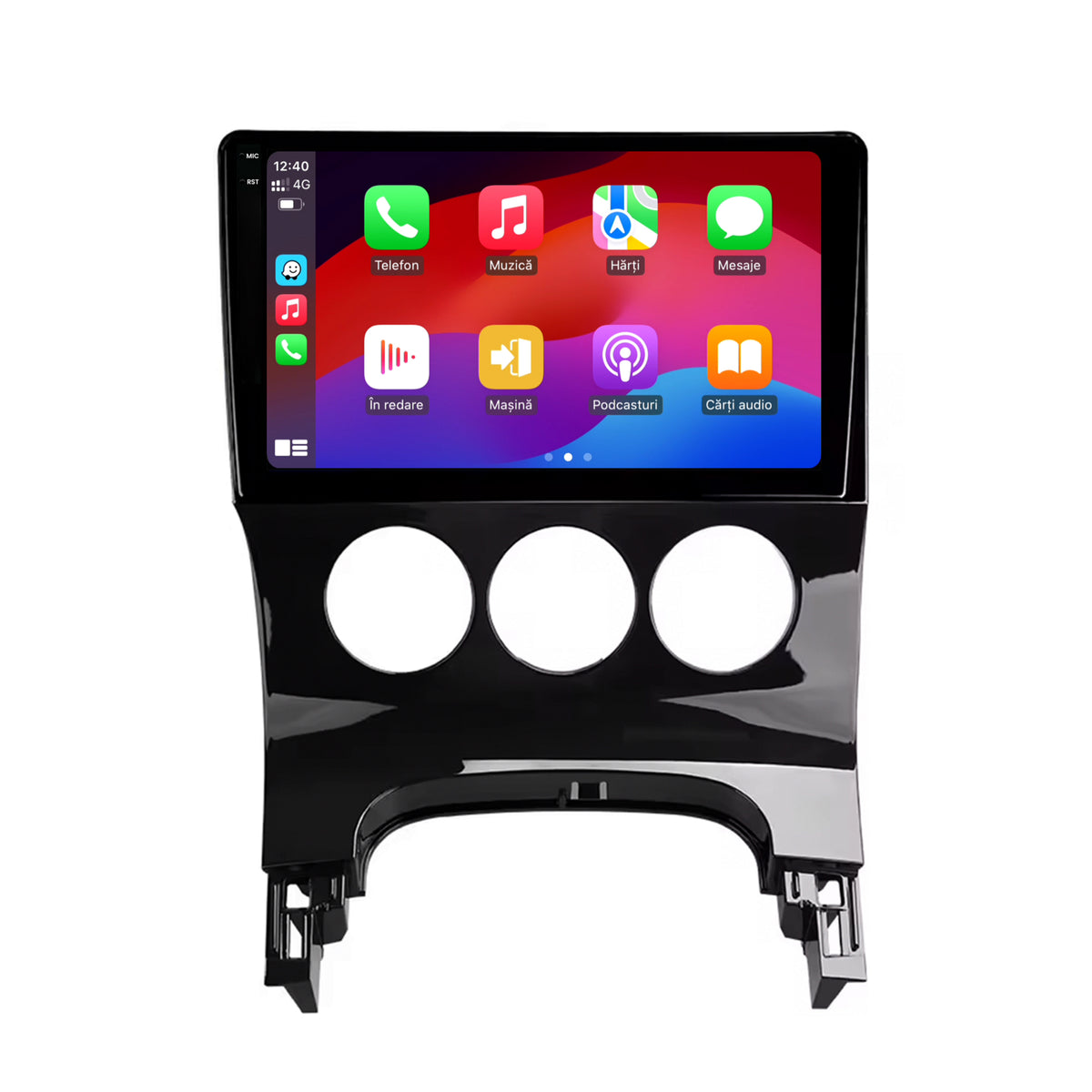 Navigatie 2K HUB64 Peugeot 3008/5008, 4GB RAM, Android, Octacore, Slot Sim 4G, DSP, GPS, Wi-FI, Carplay, Android Auto, USB, Bluetooth, Waze, Touchscreen, 9.5 Inch