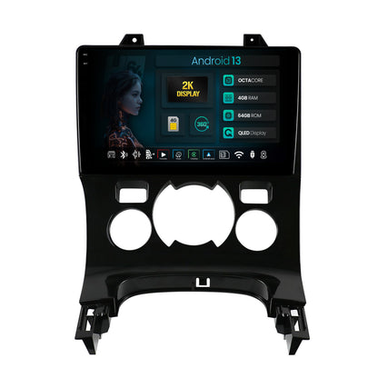 Navigatie 2K HUB64 Peugeot 3008/5008, 4GB RAM, Android, Octacore, Slot Sim 4G, DSP, GPS, Wi-FI, Carplay, Android Auto, USB, Bluetooth, Waze, Touchscreen, 9.5 Inch