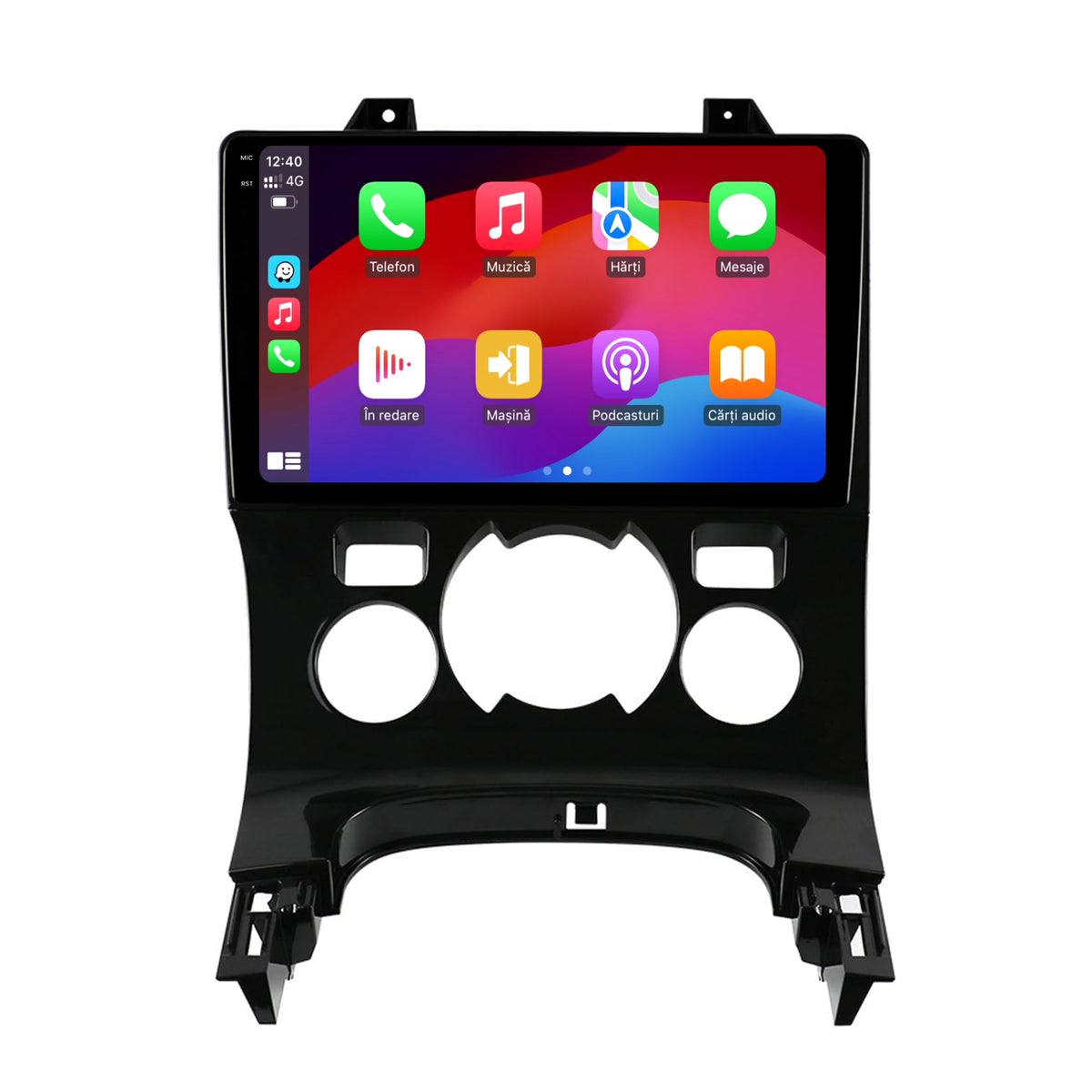 Navigatie 2K HUB64 Peugeot 3008/5008, 4GB RAM, Android, Octacore, Slot Sim 4G, DSP, GPS, Wi-FI, Carplay, Android Auto, USB, Bluetooth, Waze, Touchscreen, 9.5 Inch