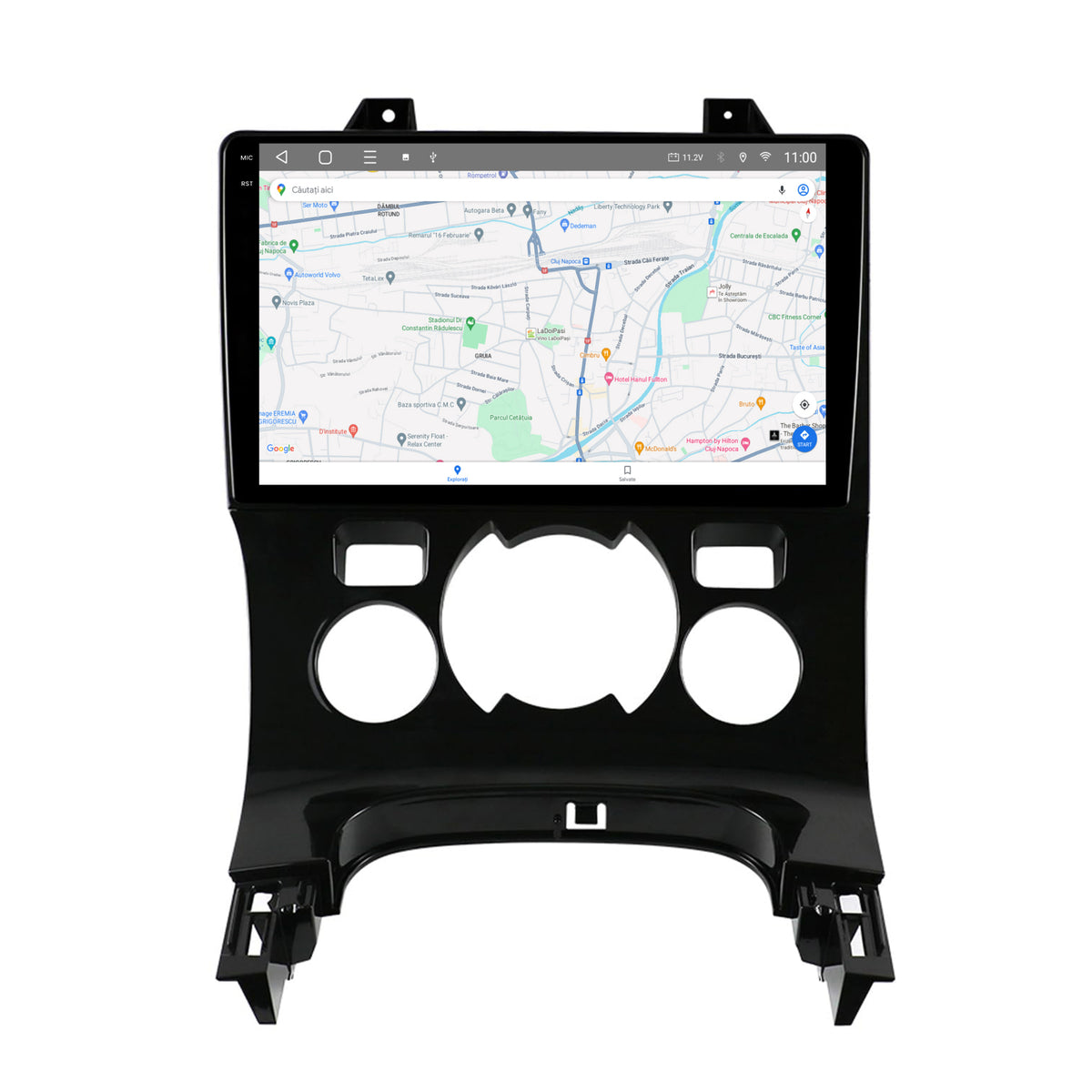 Navigatie 2K HUB64 Peugeot 3008/5008, 4GB RAM, Android, Octacore, Slot Sim 4G, DSP, GPS, Wi-FI, Carplay, Android Auto, USB, Bluetooth, Waze, Touchscreen, 9.5 Inch