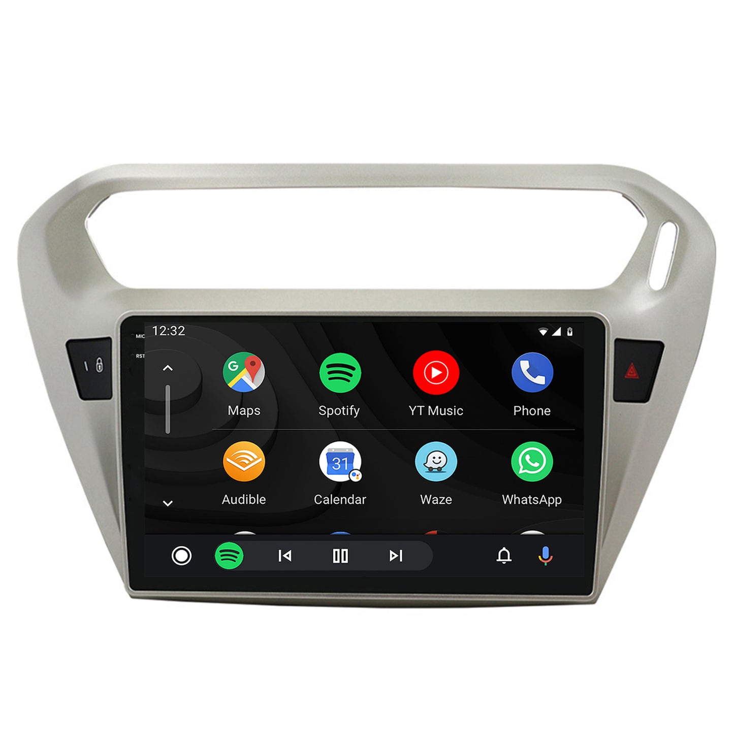 Navigatie 2K HUB64 Peugeot 301 / Citroen C-Elysee, 4GB RAM, Android, Octacore, Slot Sim 4G, DSP, GPS, Wi-FI, Carplay, Android Auto, USB, Bluetooth, Waze, Touchscreen, 9.5 Inch