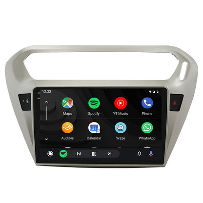 Navigatie 2K HUB64 Peugeot 301 / Citroen C-Elysee, 8GB RAM, Android, Octacore, Slot Sim 4G, DSP, GPS, Wi-FI, Carplay, Android Auto, USB, Bluetooth, Waze, Touchscreen, 9.5 Inch