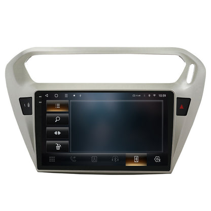 Navigatie 2K HUB64 Peugeot 301 / Citroen C-Elysee, 8GB RAM, Android, Octacore, Slot Sim 4G, DSP, GPS, Wi-FI, Carplay, Android Auto, USB, Bluetooth, Waze, Touchscreen, 9.5 Inch