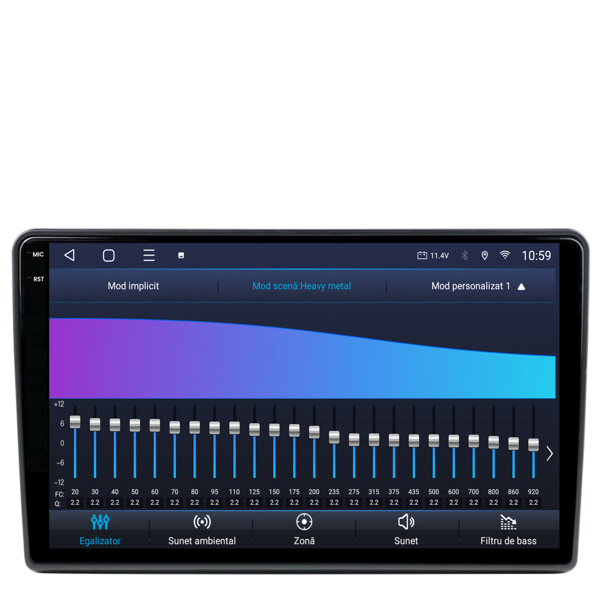 Navigatie 2K HUB64 Peugeot 307, 4GB RAM, Android, Octacore, Slot Sim 4G, DSP, GPS, Wi-FI, Carplay, Android Auto, USB, Bluetooth, Waze, Touchscreen, 9.5 Inch