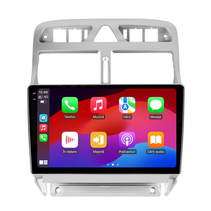 Navigatie 2K HUB64 Peugeot 307, 8GB RAM, Android, Octacore, Slot Sim 4G, DSP, GPS, Wi-FI, Carplay, Android Auto, USB, Bluetooth, Waze, Touchscreen, 9.5 Inch