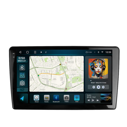 Navigatie 2K HUB64 Peugeot 307, 8GB RAM, Android, Octacore, Slot Sim 4G, DSP, GPS, Wi-FI, Carplay, Android Auto, USB, Bluetooth, Waze, Touchscreen, 9.5 Inch