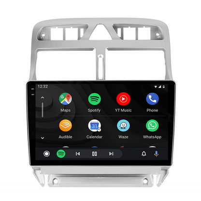 Navigatie 2K HUB64 Peugeot 307, 8GB RAM, Android, Octacore, Slot Sim 4G, DSP, GPS, Wi-FI, Carplay, Android Auto, USB, Bluetooth, Waze, Touchscreen, 9.5 Inch