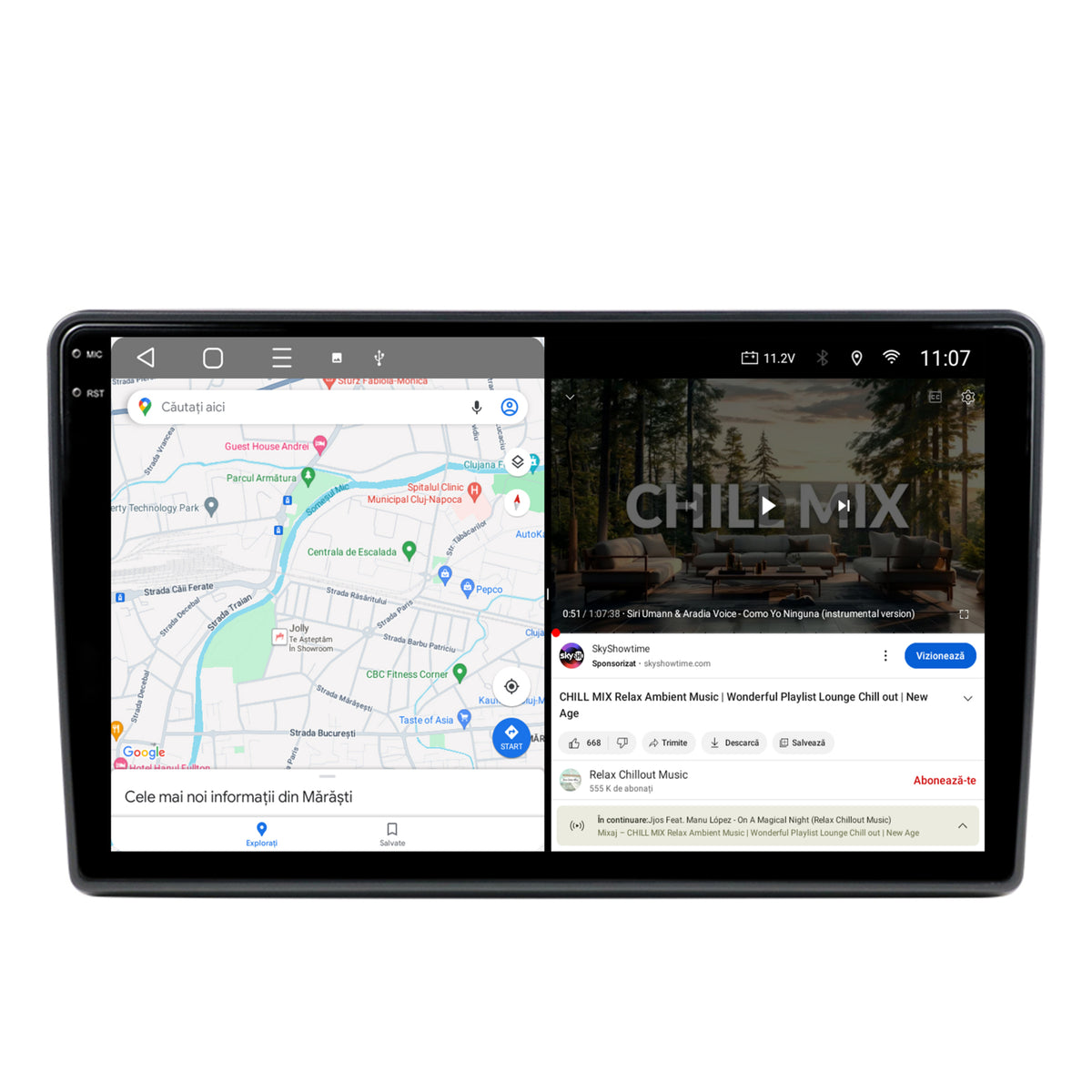 Navigatie 2K HUB64 Peugeot 308 (2012-2017), 8GB RAM, Android, Octacore, Slot Sim 4G, DSP, GPS, Wi-FI, Carplay, Android Auto, USB, Bluetooth, Waze, Touchscreen, 9.5 Inch