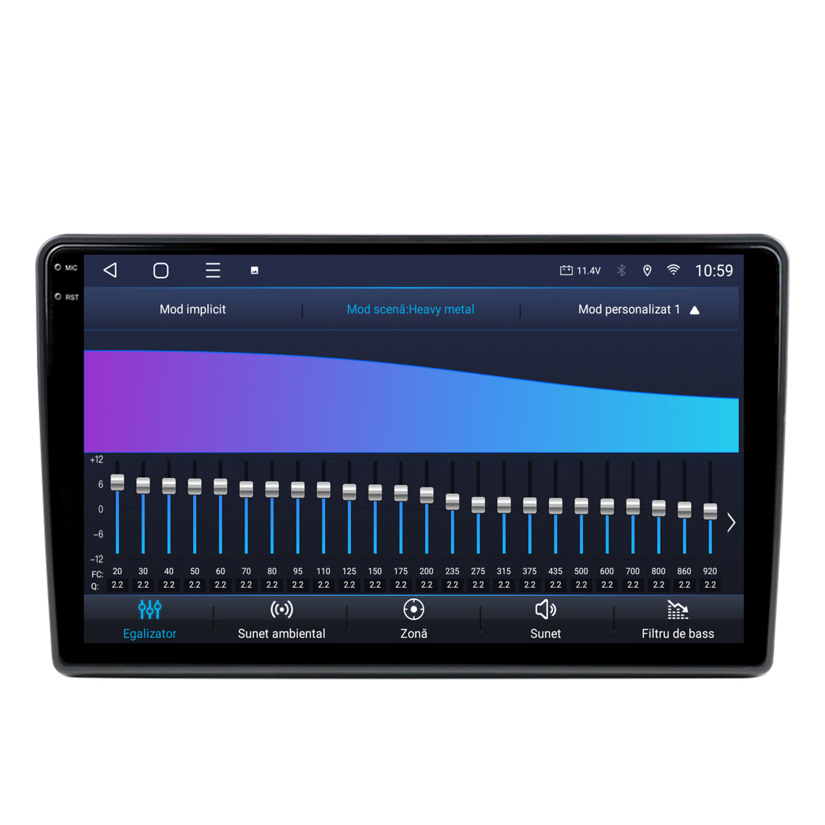 Navigatie 2K HUB64 Peugeot 308 (2012-2017), 8GB RAM, Android, Octacore, Slot Sim 4G, DSP, GPS, Wi-FI, Carplay, Android Auto, USB, Bluetooth, Waze, Touchscreen, 9.5 Inch