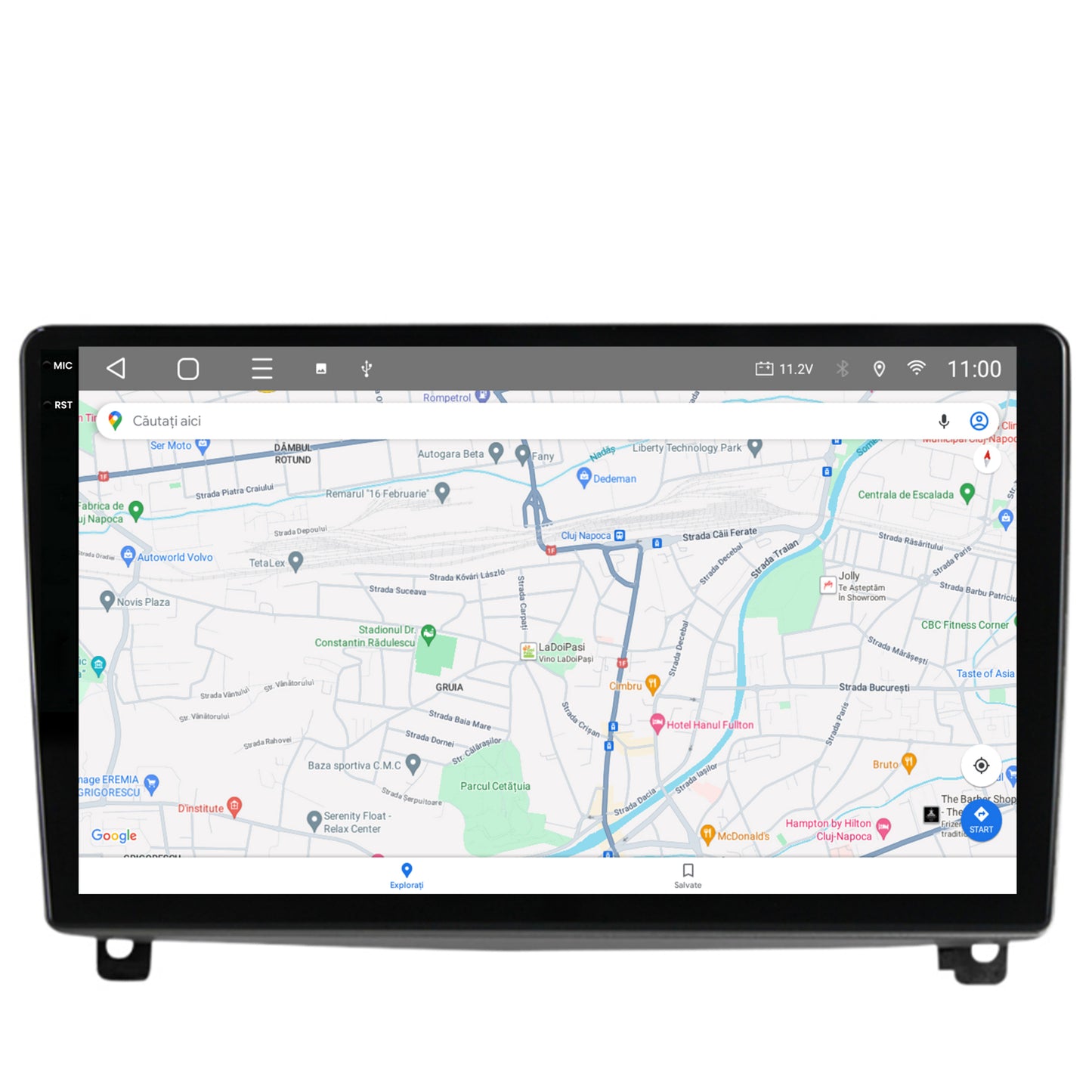 Navigatie 2K HUB64 Peugeot 407 (2004-2011), 8GB RAM, Android, Octacore, Slot Sim 4G, DSP, GPS, Wi-FI, Carplay, Android Auto, USB, Bluetooth, Waze, Touchscreen, 9.5 Inch