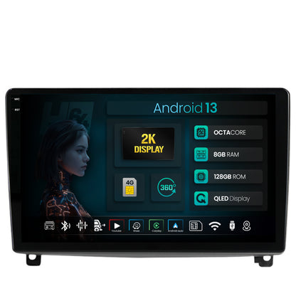 Navigatie 2K HUB64 Peugeot 407 (2004-2011), 8GB RAM, Android, Octacore, Slot Sim 4G, DSP, GPS, Wi-FI, Carplay, Android Auto, USB, Bluetooth, Waze, Touchscreen, 9.5 Inch