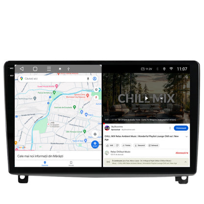 Navigatie 2K HUB64 Peugeot 407 (2004-2011), 8GB RAM, Android, Octacore, Slot Sim 4G, DSP, GPS, Wi-FI, Carplay, Android Auto, USB, Bluetooth, Waze, Touchscreen, 9.5 Inch
