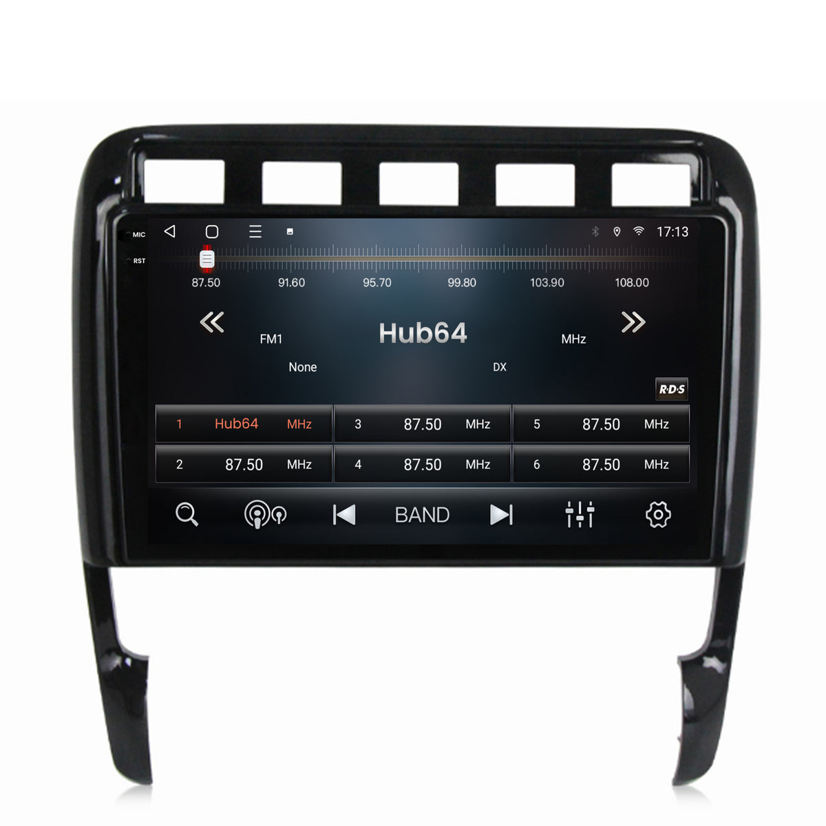 Navigatie 2K HUB64 Porsche Cayenne (2002-2010), 4GB RAM, Android, Octacore, Slot Sim 4G, DSP, GPS, Wi-FI, Carplay, Android Auto, USB, Bluetooth, Waze, Touchscreen, 9.5 Inch