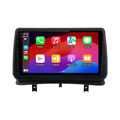 Navigatie 2K HUB64 Renault Clio 3 (2005-2013), 4GB RAM, Android, Octacore, Slot Sim 4G, DSP, GPS, Wi-FI, Carplay, Android Auto, USB, Bluetooth, Waze, Touchscreen, 9.5 Inch
