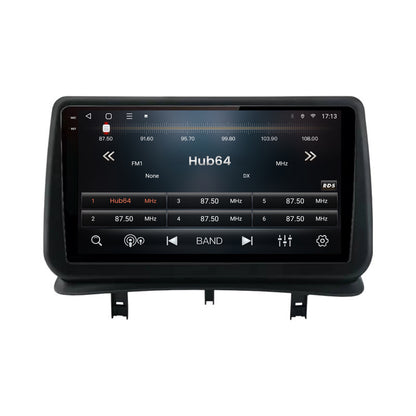 Navigatie 2K HUB64 Renault Clio 3 (2005-2013), 4GB RAM, Android, Octacore, Slot Sim 4G, DSP, GPS, Wi-FI, Carplay, Android Auto, USB, Bluetooth, Waze, Touchscreen, 9.5 Inch